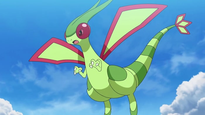 Flygon roaring